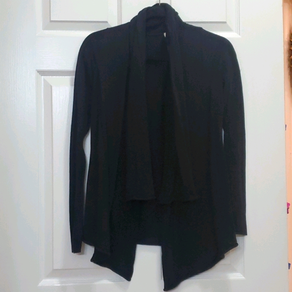 Black knit shrug